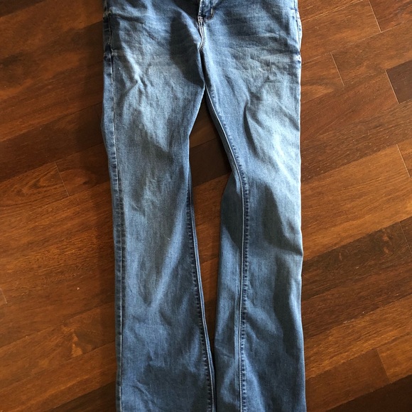 Denim Blue Jean Mid Rise Flare US size 6 - Picture 3 of 4